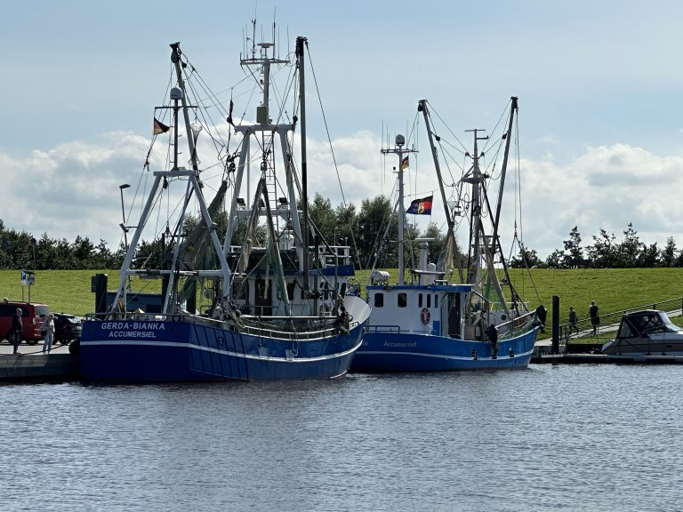 Landschaftsbilder in Ostfriesland in Dornumersiel am Hafen