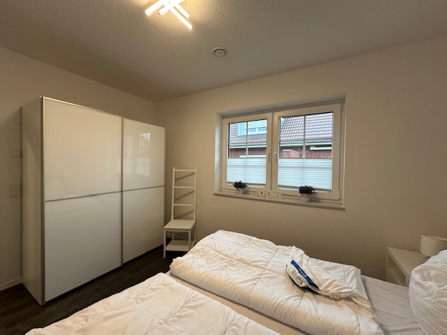 Schlafzimmer Erdgeschoss Landhaus Seewind