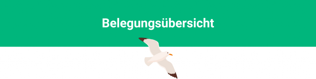 Belegungsübersicht des Ferienhaus Landhaus Seewind